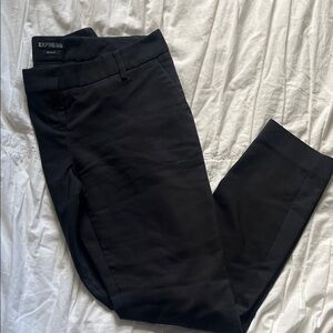 Express Classic Black Trousers - columnist pant